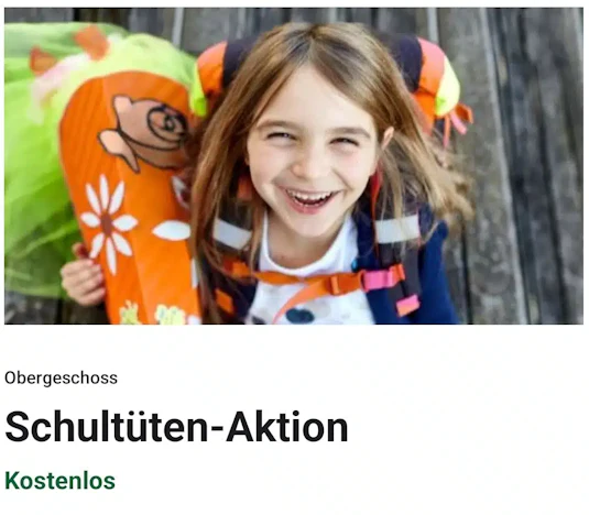 Globus (Erfurt-Linderbach): Schultüten-Aktion