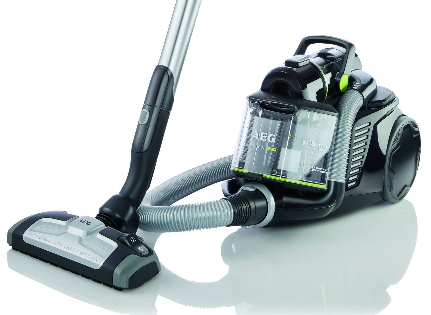 AEG UltraFlex AUFGREEN für 120€ - beutelloser Staubsauger mit 800 Watt und EEK A