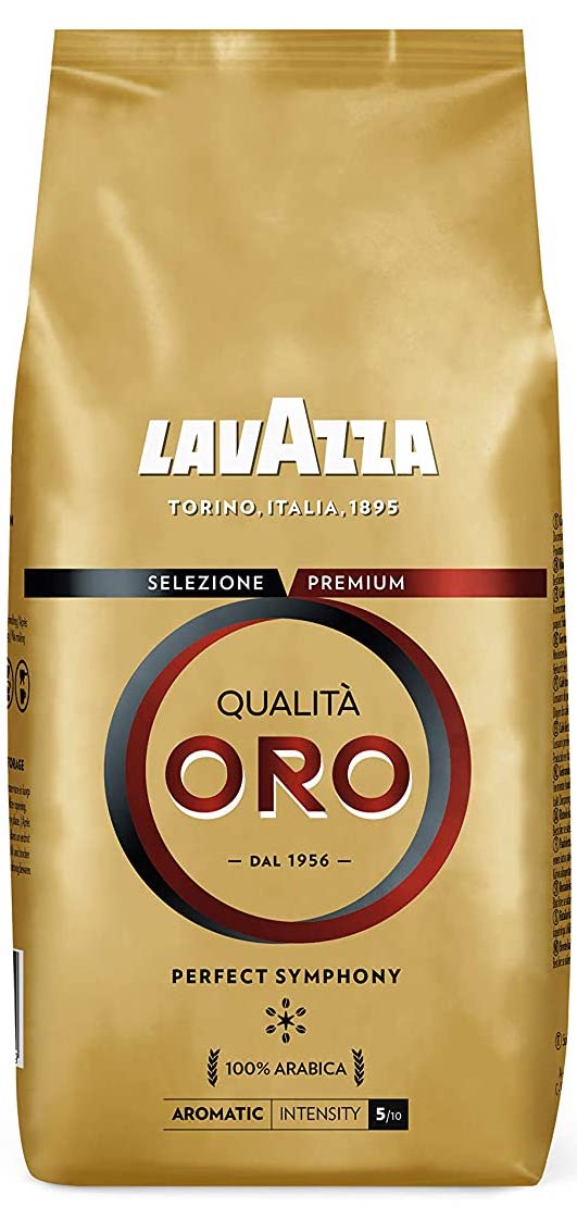 Lavazza Qualita Oro Bohnen 1kg für 12€ - 100% Arabica, Röstung Mittel, Intensität 5