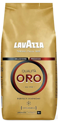 Lavazza Qualita Oro Bohnen 1kg für 15€ - 100% Arabica, Röstung Mittel, Intensität 5
