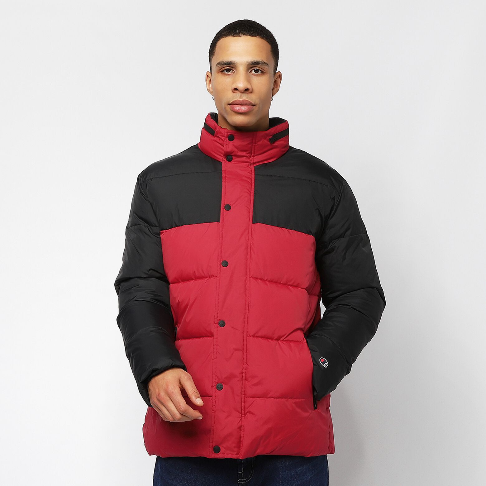 Champion Jacke für 36€ - Winterjacke in Rot, Größe S bis L
