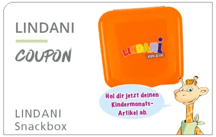 Lindani: Im Juli erhaltet ihr eine Lunchbox für eure Kids gratis