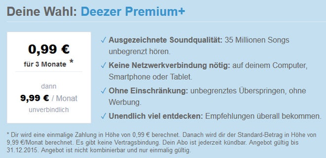 deezer-warenkorb