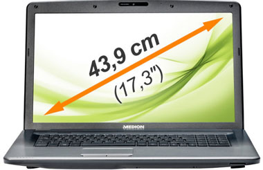 Medion Akoya P7816 (MD 99075) für 500€ - 17,3" Notebook mit Core i5-3210M, 8GB Ram und 1TB HDD