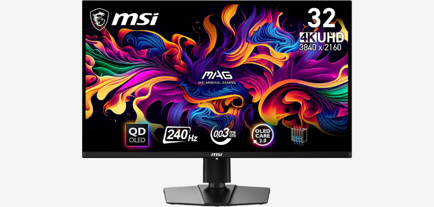 Gaming-Deal! 🖥️ MSI MAG 321UPX QD-OLED 31.5″ 4K UHD Gaming Monitor für nur 621€