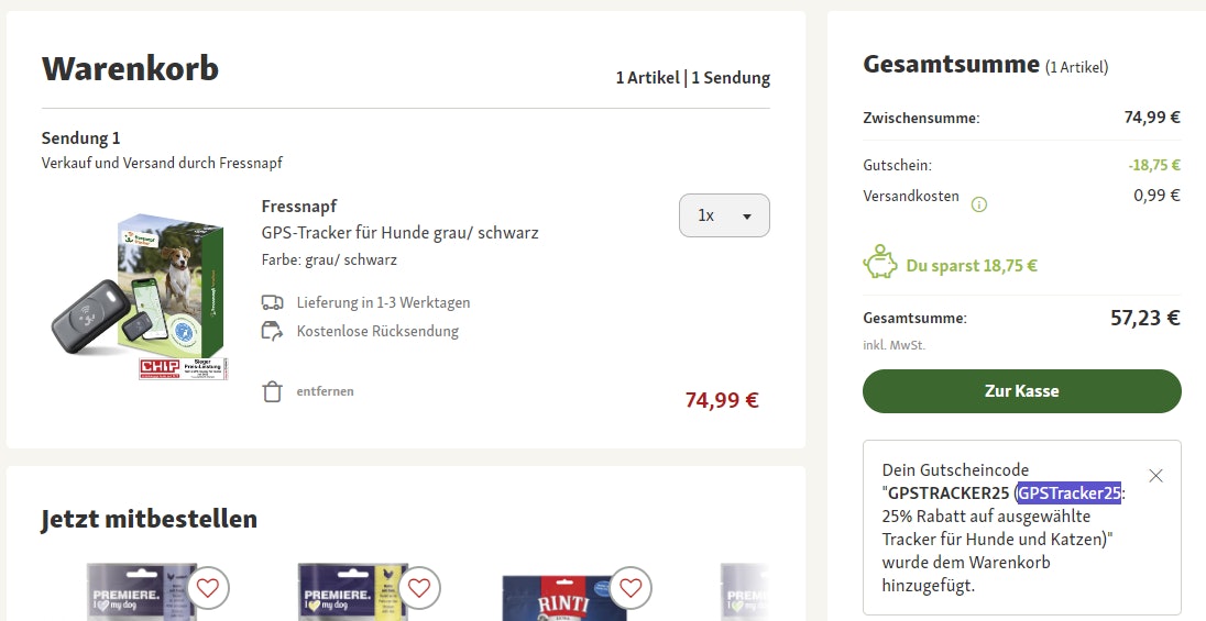 1717259685326 Fressnapf Gutschein einloesen