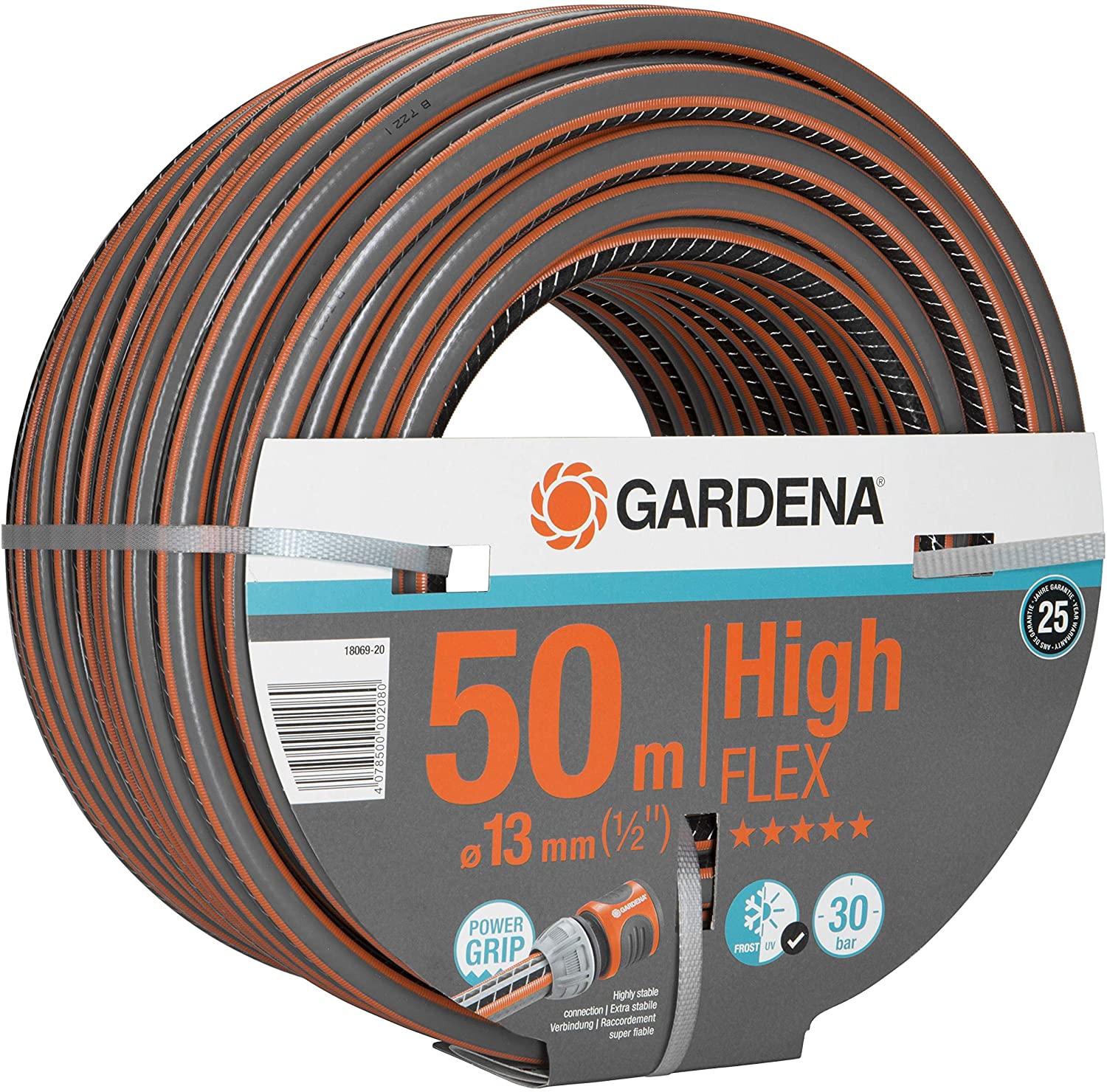Gardena Comfort HighFlex Schlauch für 40€ - Gartenschlauch mit 50m Länge und 30bar Berstdruck