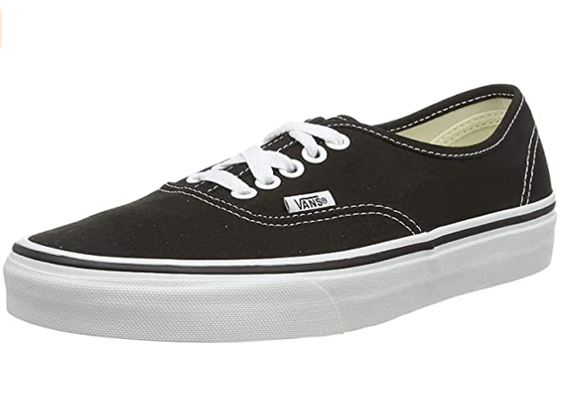 Vans Unisex Authentic Sneaker, Farbe Schwarz, Größen 34.5,35,36,38.5,39,40,40.5,41,42, 42.5,44,44.5,45,46,48,50 [Amazon Prime]