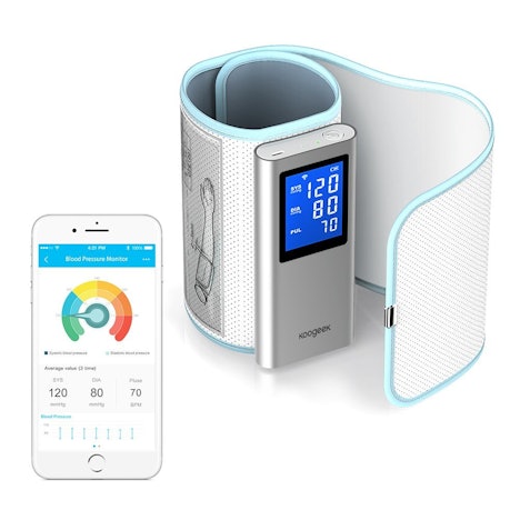 Amazon: Koogeek Oberarm Blutdruckmessgerät für 48,99€