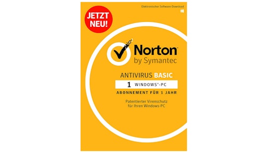 1 Jahr Norton Antivirus Basic für 10€ - 1 Gerät (PC)