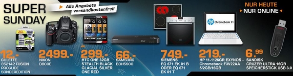 Saturn Super Sunday – z.B. Sandisk Ultra 16GB USB 3.0 Stick für 6,99€