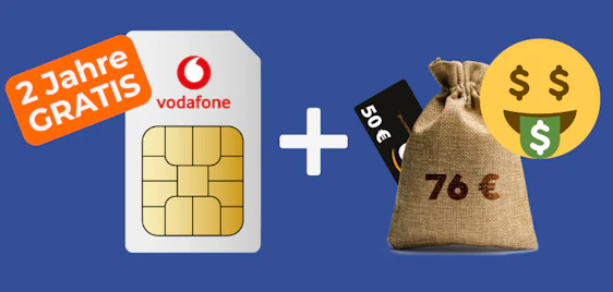 24 Monate komplett GRATIS?! 📱🤯 3GB Vodafone-Tarif holen!