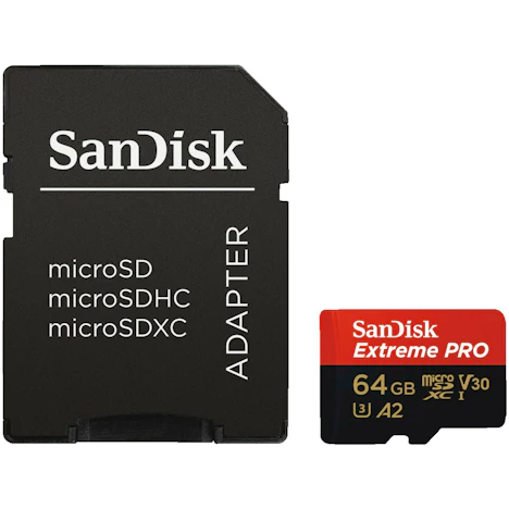SanDisk Extreme Pro A2 microSD microSDXC 64GB für 19,20 EUR inkl. Versand
