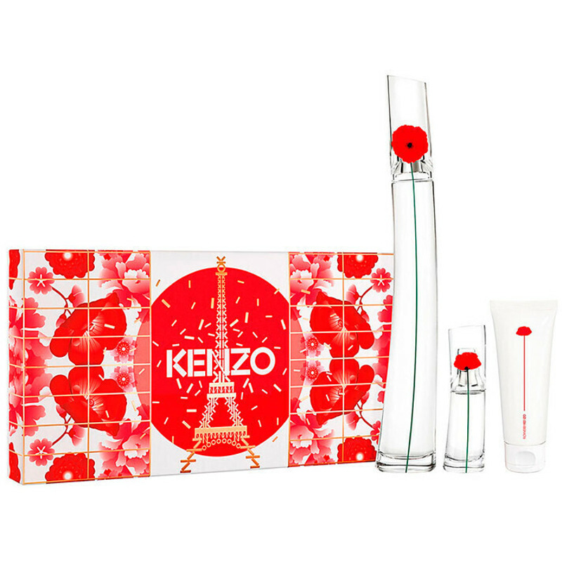 Kenzo Flower By Kenzo Set (EdP 100 ml +BL 75 ml + EdP 15 ml) 34% günstiger