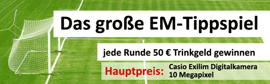 Das große EM-Tippspiel - super Preise - 1. Runde
