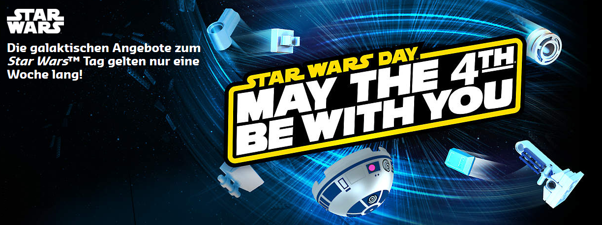 Rabatt auf Lego Star-Wars-Sets - Bis zum 6. Mai täglich wechselnde Angebote