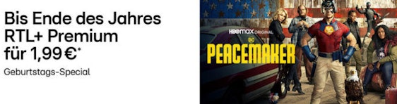 RTL+ Geburtstags-Deal 🎂🥳 - 2 Monate RTL+ Premium für nur 1,99€
