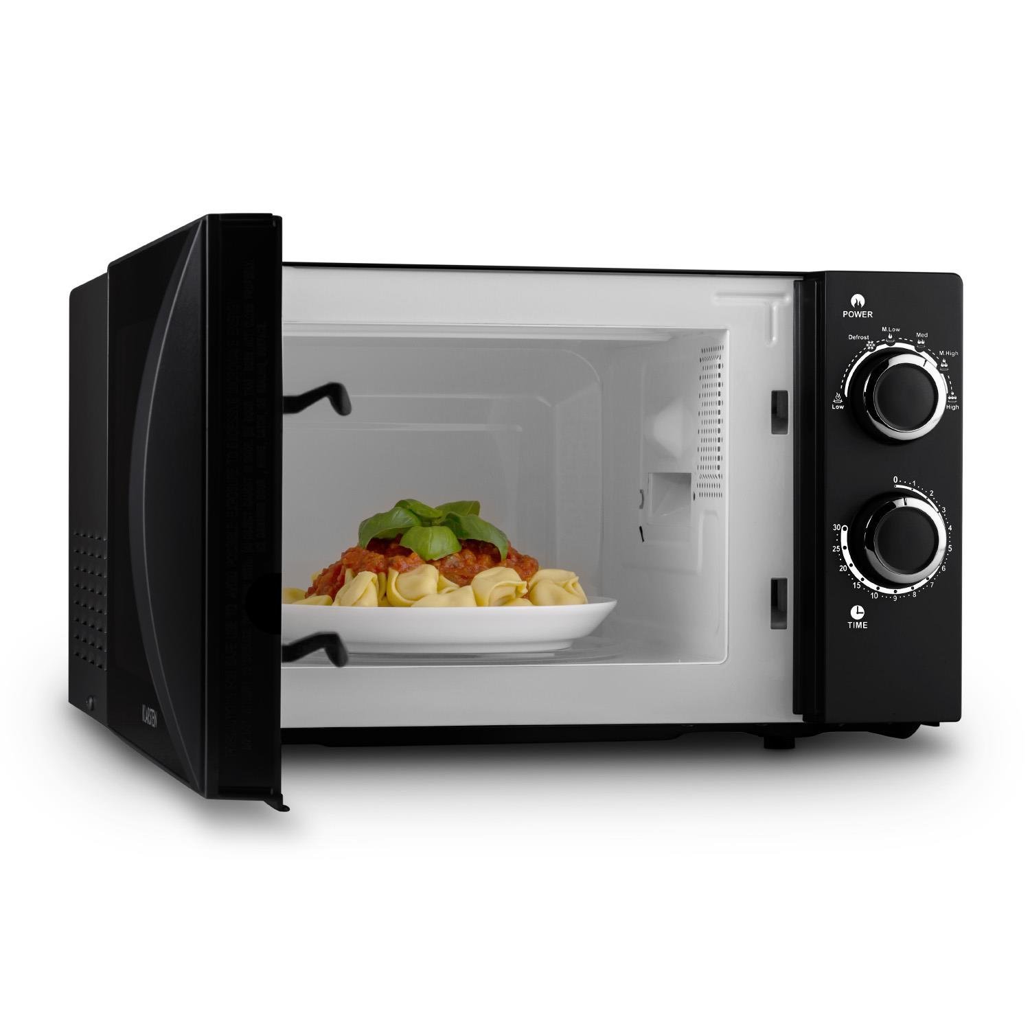 Klarstein myWave Mikrowelle für 45€ - kleine Mikrowelle mit 20L Fassungsvolumen