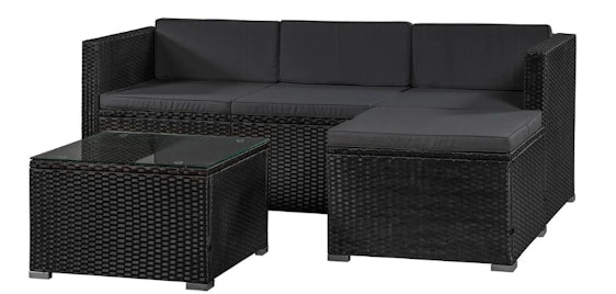 Juskys Punta Cana für 199€ - 3-teilige Sitzlounge mit Sitzkissen