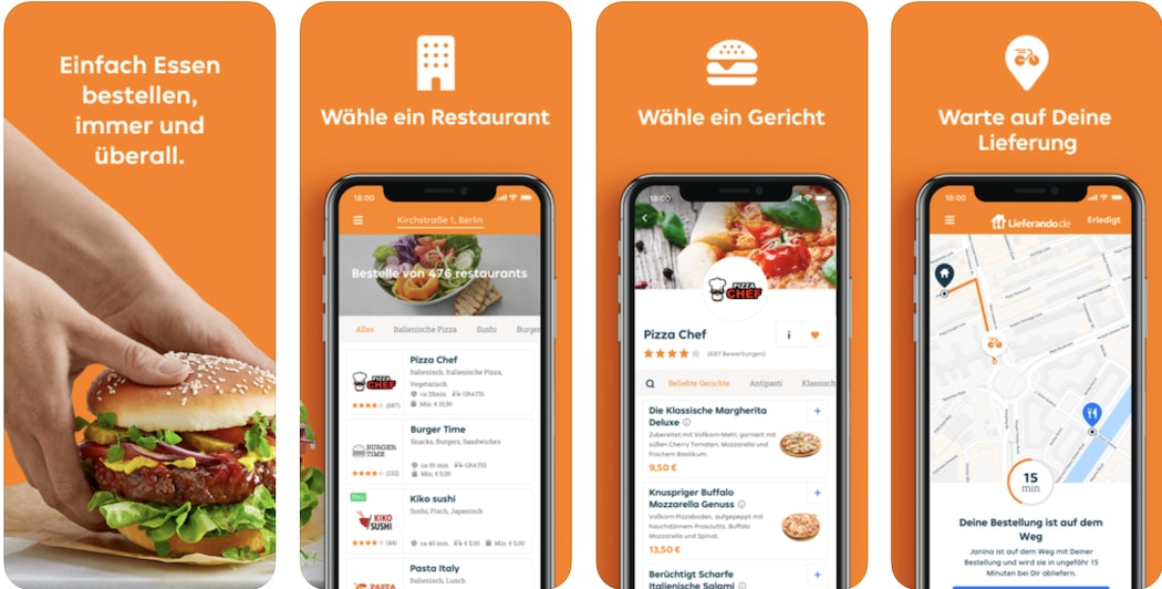 Lieferando App nutzen und sparen