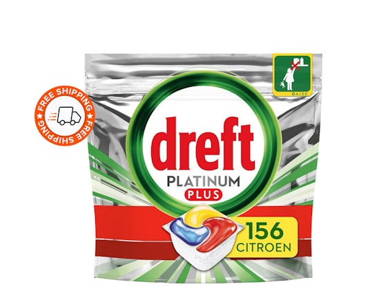 Dreft Platinum Plus Zitrone für 30€ - 156 Spülmaschinentabs