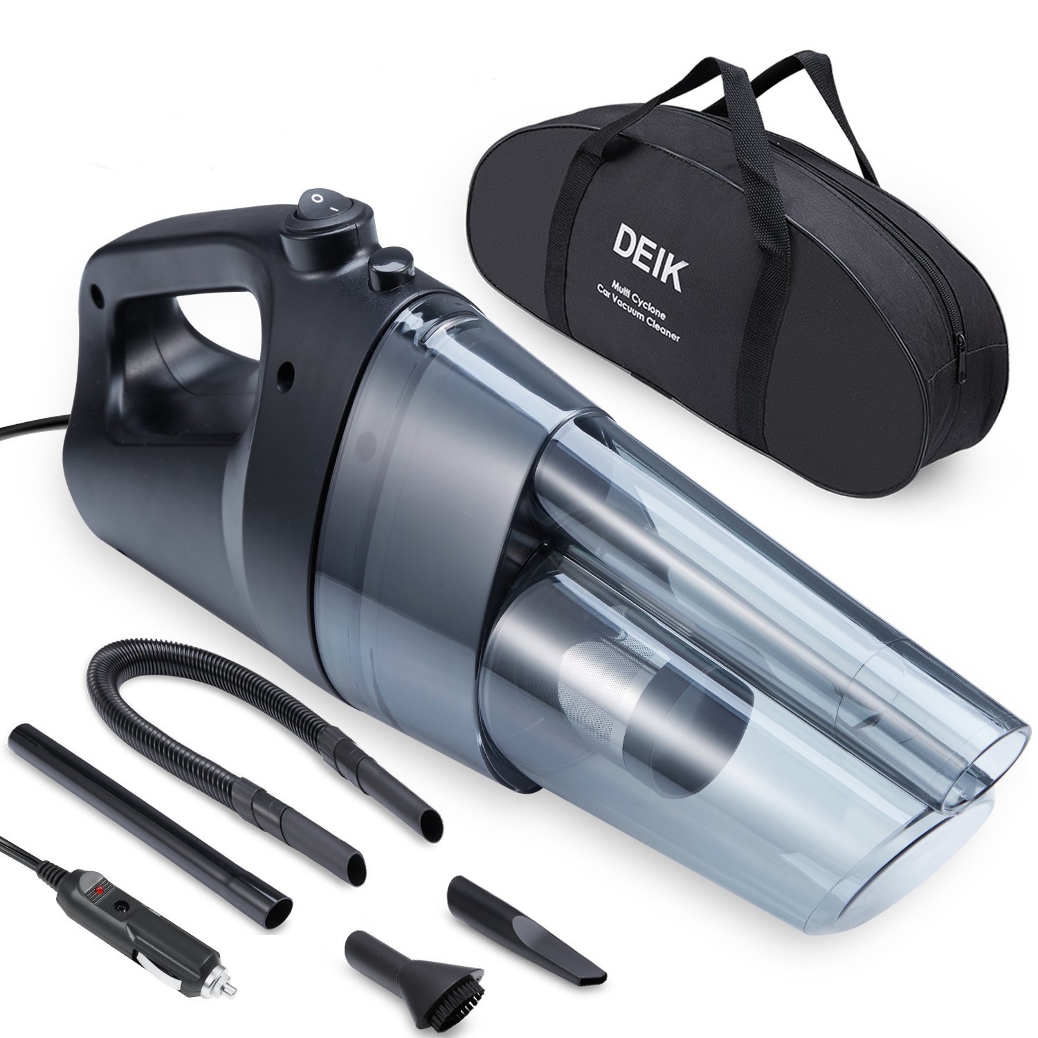 Deik 100 Watt 4.5 Kpa Saugleistung Autostaubsauger für 16.98€ 