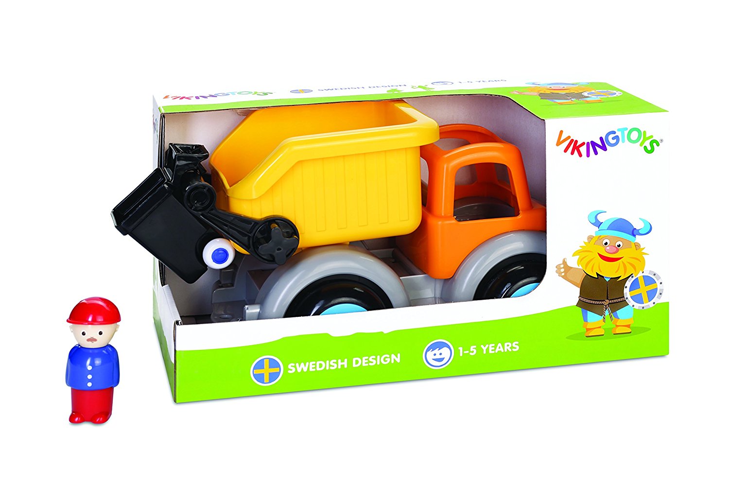 Viking Toys Fun Farbe Jumbo Garbage Truck