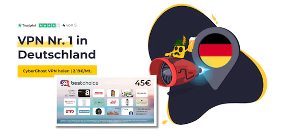 2 Jahre CyberGhost VPN 🛡️ 45€ Bonus ON TOP