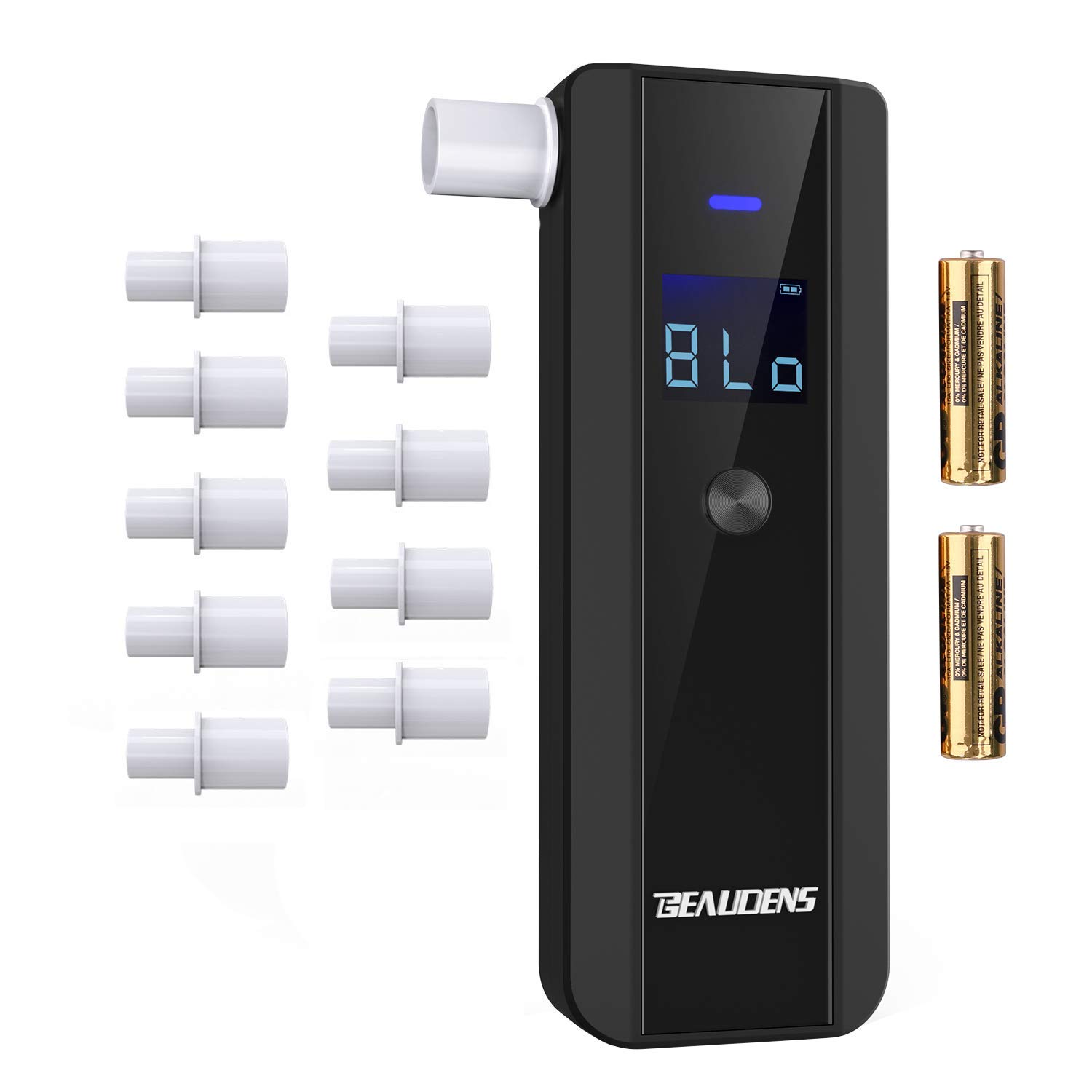 LCD Anzeige Alkoholmessgeräte mit 10 Mundstücke