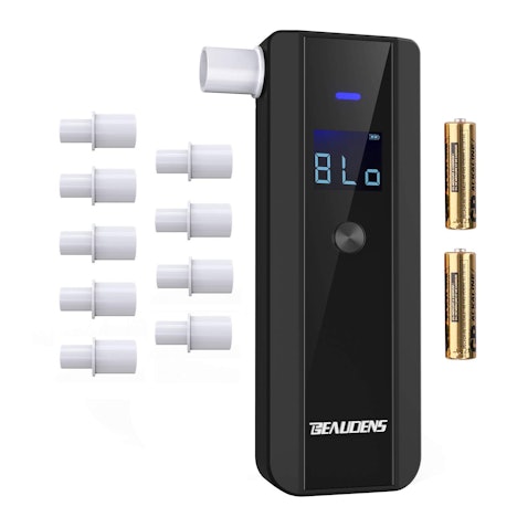 LCD Anzeige Alkoholmessgeräte mit 10 Mundstücke