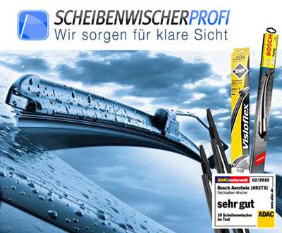 Markenscheibenwischer günstig dank 20€ scheibenwischer-profi.de Gutschein für 9,90€