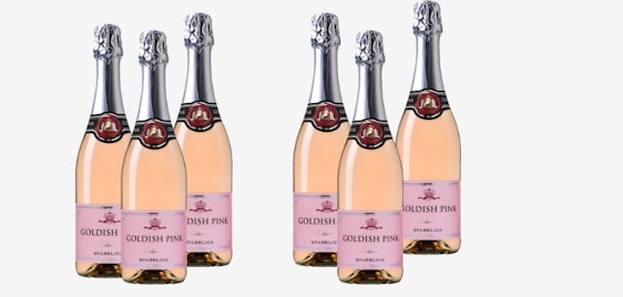 Goldish Pink Sparkling Rosé für 5€ - schaumwein, fruchtig-süß, rosé-perlage