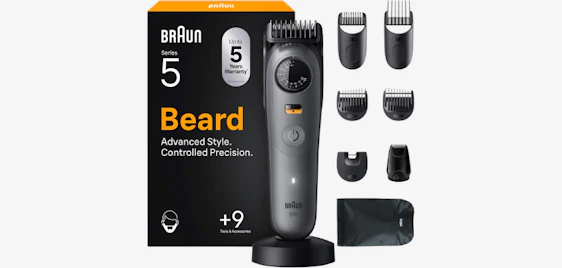 Perfektes Styling für euren Bart! 🧔 Braun Barttrimmer Series 5 für 50€ ✂️