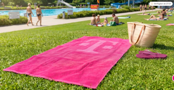 Vorankündigung: Telekom Magenta Moments: Gratis Strandlaken (ab 21.7./27.7.)