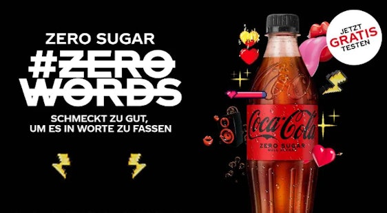 Coca Cola Zero gratis testen – 0,5l Flasche, mit Coupon