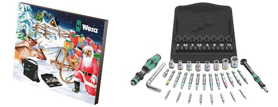 Wera Adventskalender 2017 für 34€ – mit 34 Werkzeugüberraschungen