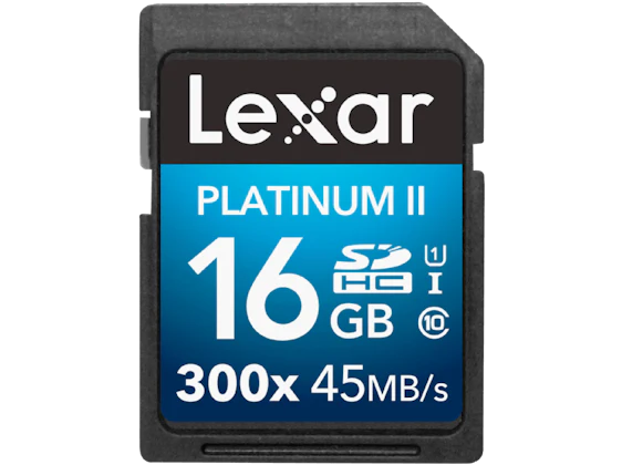Lexar Platinum II 16GB für 5€ - SDHC, Class 10, UHS-I