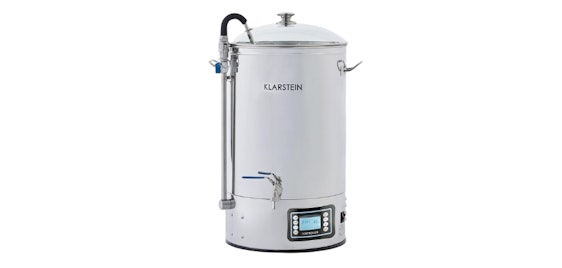 Klarstein Mundschenk XXL für 305€ - Bierbrauanlage mit 50 Litern Volumen, 3.000 Watt, Edelstahl