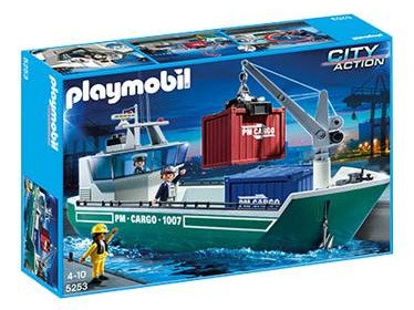 Playmobil-Frachtschiff