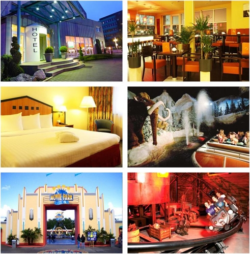 Bottrop - Movie Park Germany mit Übernachtung im ARCADIA Hotel für 59 EUR statt 148 EUR