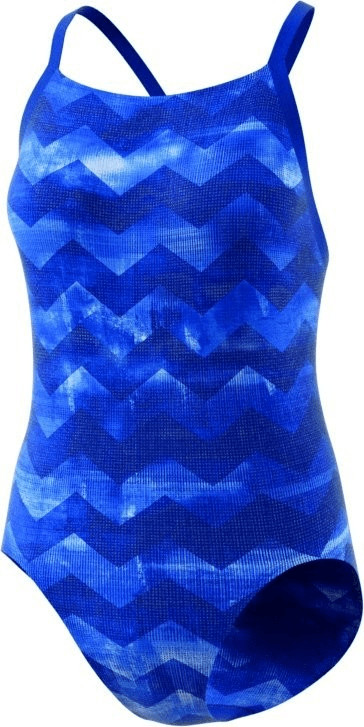 Adidas Allover Print Badeanzug collegiate royal/ash blue (CV3638) 36% reduziert