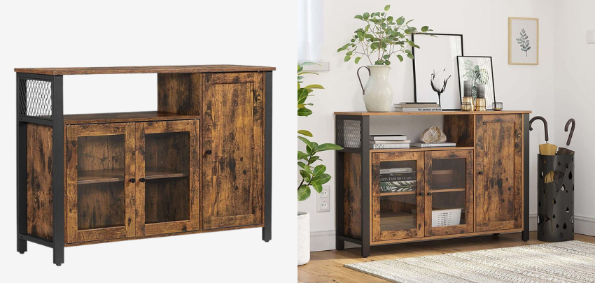 Vasagle Küchenschrank für 86€ - industrielles Design, verstellbare Füße