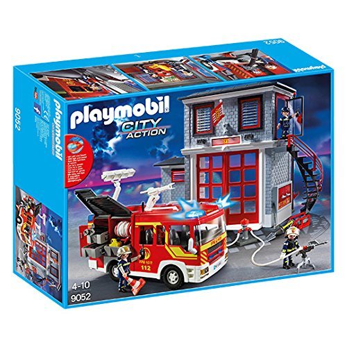 Playmobil "9052 City Action Feuerwehr Mega Set mit Pumpe" für 39€
