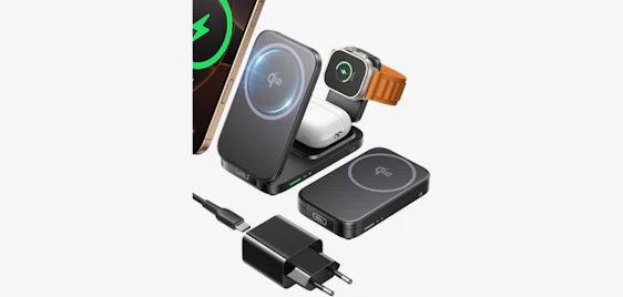 Kabelchaos ade! 🔌 INIU faltbare 3-in-1 Ladestation inkl. 30W Netzteil für nur 19€ 🔋