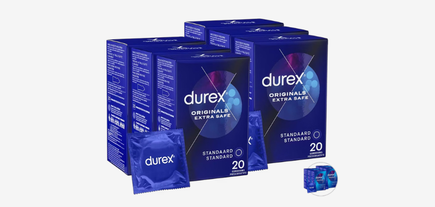 Mur heute! 🛡️ 120x Durex Kondome nur 46€ (0,38€/Stück)