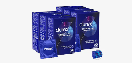 Mur heute! 🛡️ 120x Durex Kondome nur 46€ (0,38€/Stück)