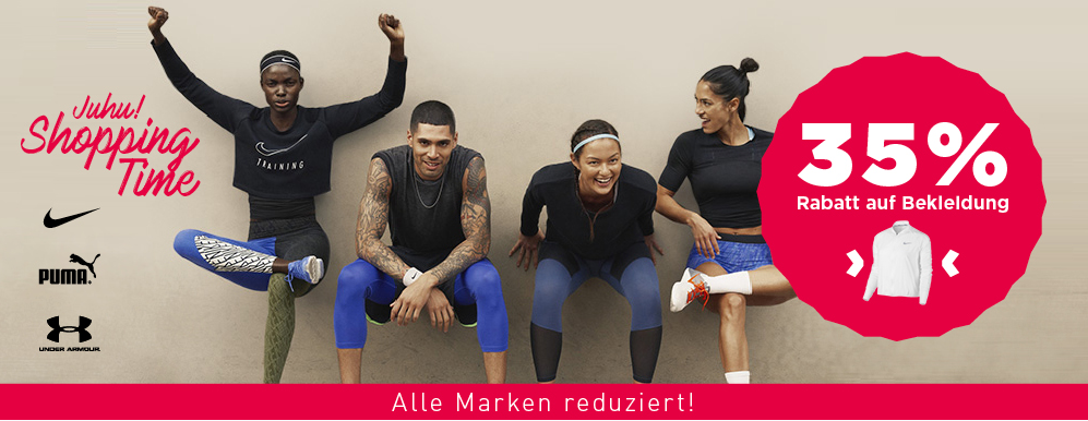 35% Rabatt auf Sportbekleidung bei MySportswear - z.B. günstige Nike-Trainingshosen