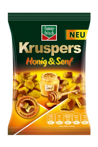 funny-frisch Kruspers Honig &amp; Senf, 5er Pack (5 x 120 g) für 4,95 EUR