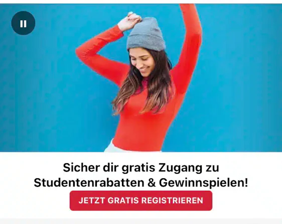 diverse Rabatte nur für Studierende über iamstudent.de