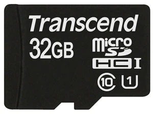 Transcend microSDHC 32GB Class 10 UHS-I für 20€